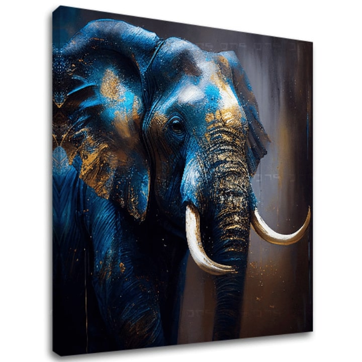 Dekoratívna maľba na plátne - PREMIUM ART - Graceful Giant of Savannah 80x80 cm