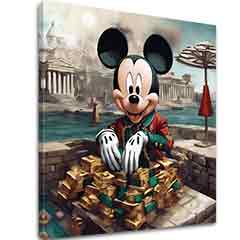 Obraz na plátne - Mickey Mouse v Luxuse | rôzne rozmery