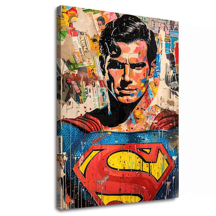 Obraz Superman: Pop ikona | Akrylové detaily 60x90 cm