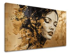 Zlatý dotyk na plátne Queen of the Desert 60x90 cm